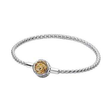 Imagem de Pulseira Feminina De Prata 925 Banhada a Prata Miniso Disney Minnie Mi