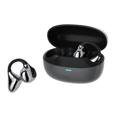 Imagem de Fones de ouvido TANALAL i50 de condução óssea aberta, design sem vazamento de som, som estéreo de ajuste seguro, bateria 42H IP54 à prova de suor para corrida e academia, confortável para orelhas