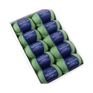 Imagem de Fio De Lã Fina De 500g Para Tricô Artesanal DIY Moda Outono Inverno Pa