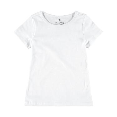 Imagem de BLUSA MANGA CURTA BÁSICA COTTON MALWEE KIDS REF:1000086762 4/10-Feminino