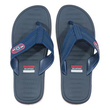 Imagem de Sandália Bege e Azul Kids Paris II | Cartago-Masculino