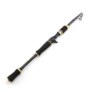 Imagem de Vara de pesca com bolso para vara de pesca, vara de pesca de carbono, portátil, telescópica, fundição, peixe giratório, equipamento de pesca manual, vara de mar, conjuntos de vara de pesca