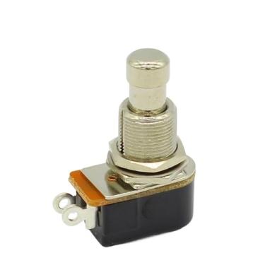 Imagem de SPST Botão momentâneo de toque suave interruptor pedal pedal interruptor de guitarra desliga-momentâneo ligado