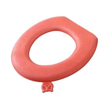 Imagem de Capa De Assento Sanitário Universal De EVA Espessado Com Alça Para Lev
