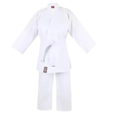 Imagem de Kimono Haganah Basic Reforçado Jiu-Jitsu e Judô Branco, A2, Branco