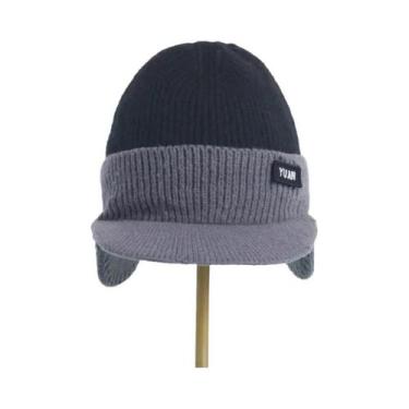 Imagem de Gorro Térmico Tricotado Para Homens E Mulheres, Quente E À Prova De Ve