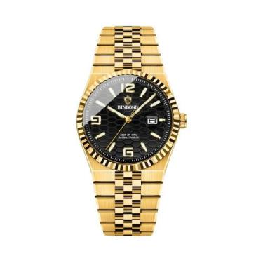 Imagem de Relógio De Quartzo Masculino À Prova d'Água BINBOIND 8181, Estilo Casu