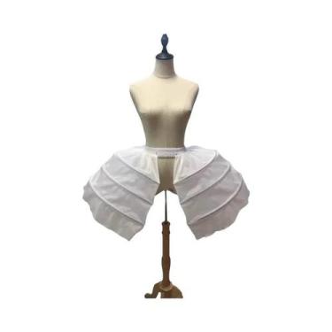 Imagem de Vestido De Noiva Vintage Rococó Com 3 Aros, Saia Barroca, Acessórios D