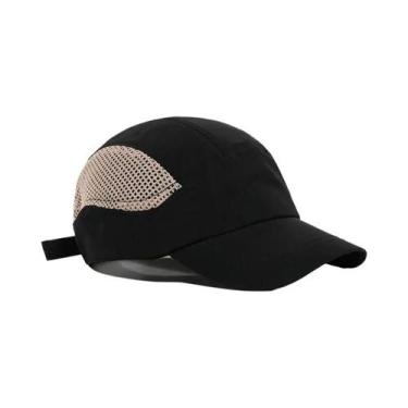 Imagem de Boné de Beisebol Unissex de Malha - Secagem Rápida, Aba Curta, Ideal p