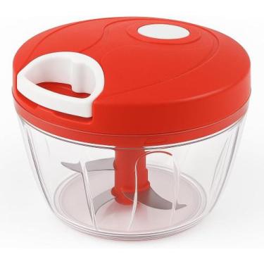 Imagem de Processador De Alimentos Manual 500ml - Lehaví, Vermelho