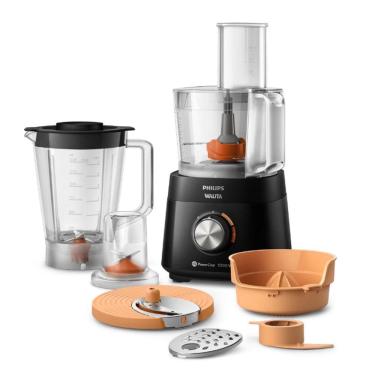 Imagem de Multiprocessador de Alimentos Philips Walita PowerChop 1000 com 02 Velocidades, Capacidade de 1,5 Litros - HR7304