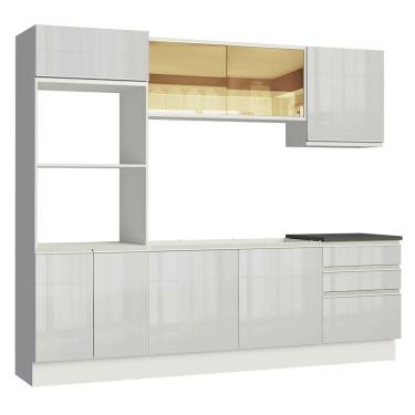 Imagem de Armário De Cozinha Completa Acordes Balcão sem Tampo E Pia Portas