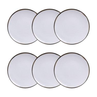 Imagem de Conjunto 6 Pratos Sobremesa 19cm Canyon Porcelana Tramontina