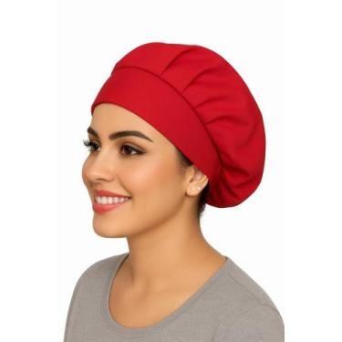 Imagem de Touca De Cabelo Em Oxford Unissex Para Uso Em Cozinha Industrial Resta