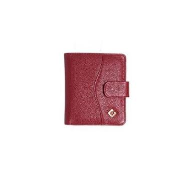 Imagem de Carteira Feminina Couribi Couro Vermelho-Feminino
