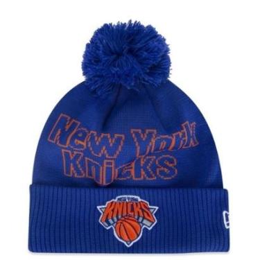 Imagem de GORRO NEW ERA NEW YORK KNICKS DRAFT AZUL LARANJA-Masculino