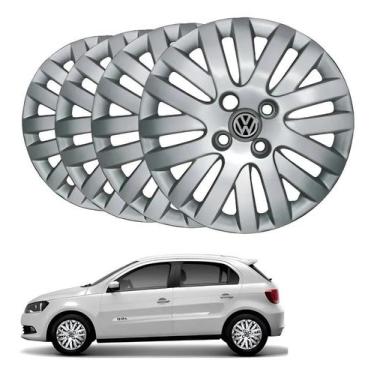 Imagem de Jogo 4 Calotas Vw Gol Voyage Saveiro G5 2009 / 2011 Aro 14 C - Congrat