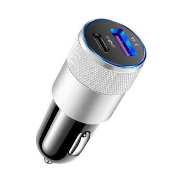 Imagem de Carregador USB Para Carro 65W, Adaptador De Carregamento Rápido 3.0 Ti
