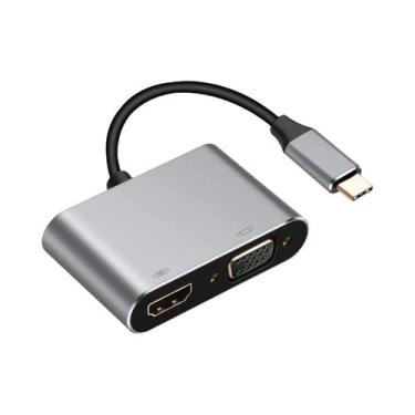 Imagem de Hub USB C 4K HDMI Com Carregamento PD USB 3.0 Para Macbook, iPad, Sams