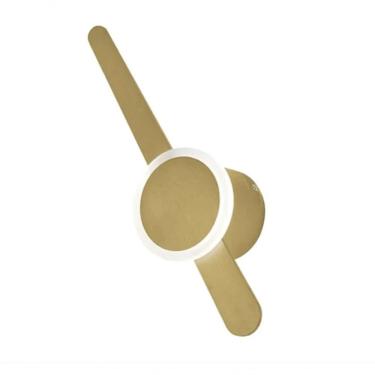 Imagem de Arandela Dcb015059 17W 3000K Fluxo Luminoso 1700LM Estrutura em Metal e Acrílico Dourado Casa Chafariz