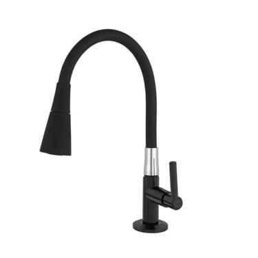 Imagem de Torneira de Cozinha Flexível Alavanca para Bancada Mesa Ou Balcão em Plástico ABS com B...