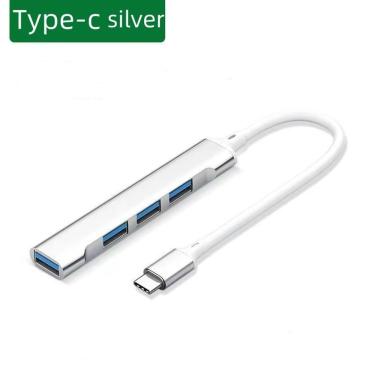 Imagem de Hub USB-C 3.0 3.1 4 Portas com Otg em Liga de Alumínio para Expansão de Dispositivos Oem