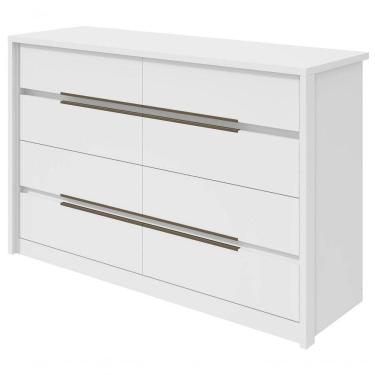 Imagem de Comoda Urban 8 Gavetas Branco