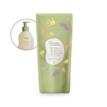 Imagem de Refil Sabonete Líquido da Cabeça aos Pés Mamãe e Bebê Natura - 200 ml