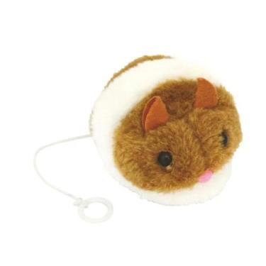 Imagem de Brinquedo para Gatos Pelúcia Fofinha corda com Catnip Chalesco, Marrom