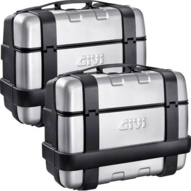 Imagem de Givi bau trekker  par 33l tampa preta alumínio trk-33npack2