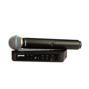 Imagem de Microfone Shure BLX24BR/B58-J10 Sem Fio BETA58 Para Vocais