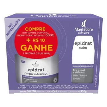 Imagem de Kit Hidratante Epidrat Corpo Intensivo 500g + Calm Restaurador Facial 