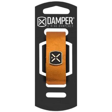 Imagem de Abafador Damper Ibox Couro e Poliéster Tag Metal MD Médio P/ Guitarra 