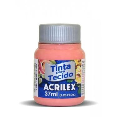 Imagem de Tinta de tecido 37ml Acrilex -Flamingo 829 Tinta de tecido 37ml Acrile