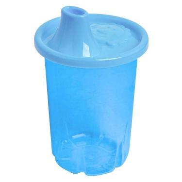 Imagem de Copo Infantil Grande com Bico Colors Linha Dindo - 300ml - Azul