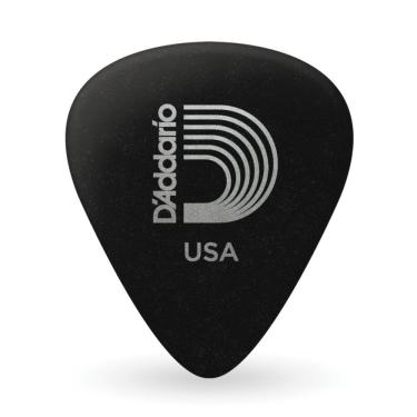 Imagem de Kit 25 Palhetas D'Addario 1DBK7-25 Duralin Delrin 1.50mm Alta Resistência Pretas