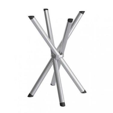 Imagem de Base para Mesa de Jantar Geórgia P460 Prata - Compoarte
