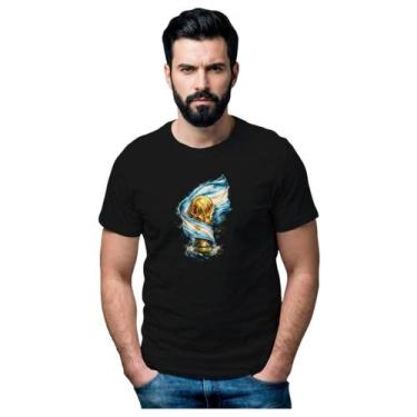 Imagem de Camiseta Taça da Copa Argentina - Novomanto, Preto, GG