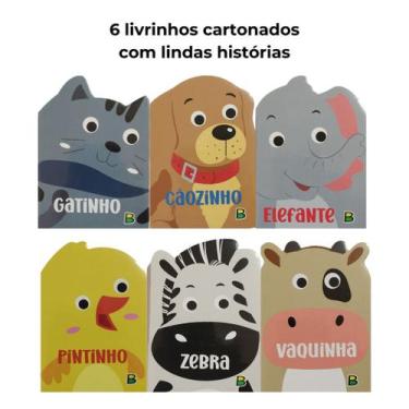 Imagem de Coleção com 6 Livrinhos Meus Amiguinhos Recortados Animais Todolivro -