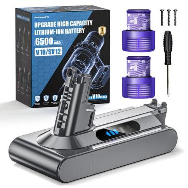 Imagem de Bateria Becleanlife V10 6500mAh SV12 + 2 Filtros