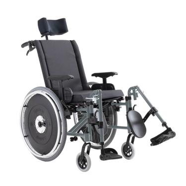 Imagem de Cadeira de rodas avd alumínio reclinável 50 cm prata - ortobras
