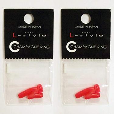 Imagem de LSTYLE Acessório de voo de dardo: inserções de anel de champanhe para voos de dardos PRO - vermelho