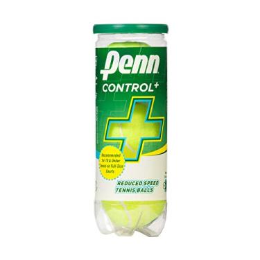 Imagem de Bolas de tênis Penn Control Plus – Bolas de tênis de feltro verde para iniciantes, 1 lata de 3 bolas