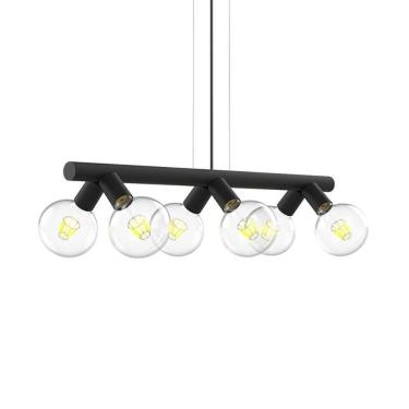 Imagem de Lustre Pendente Taschibra Ficus Preto E27 Bivolt