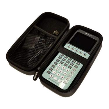 Imagem de Novo! Capa protetora rígida para calculadora gráfica para Texas Instruments TI-84 Plus Silver Edition TI 89 TI Nspire CX CAS para cabo USB, carregador AC, manual, lápis, régua e acessórios