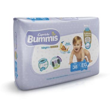 Imagem de Fralda Inf Capricho Bummis Magics Premium Eg C/38