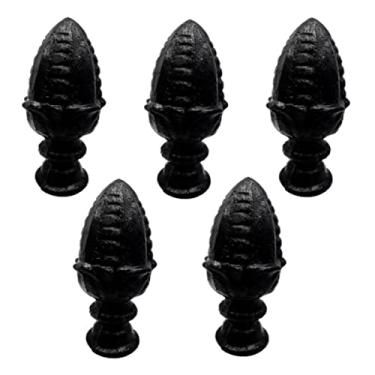 Imagem de Kit 5 Pinhas Ferro Fundido N09 P/Grade Portão Sacada Muro