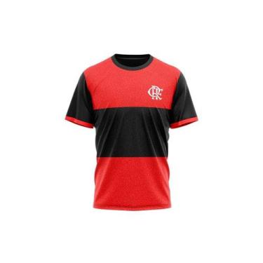 Imagem de Camiseta Flamengo Whip Masculina -  Preto/Vermelho - Braziline