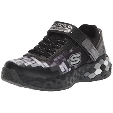 Imagem de Skechers Tênis unissex infantil Mega-Craft 2.0, Preto/Carvão, 11 Little Kid