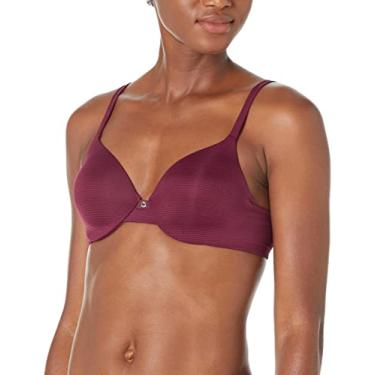 Imagem de Hanes Ultimate Sutiã feminino com aro conversível e corte baixo, Listra roxa cintilante, 38DD